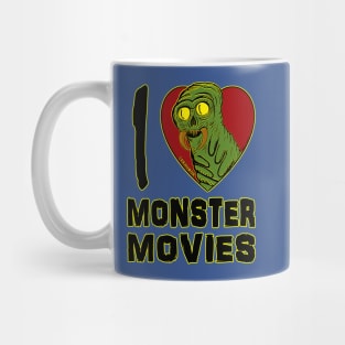 I Love Monster Movies Mug